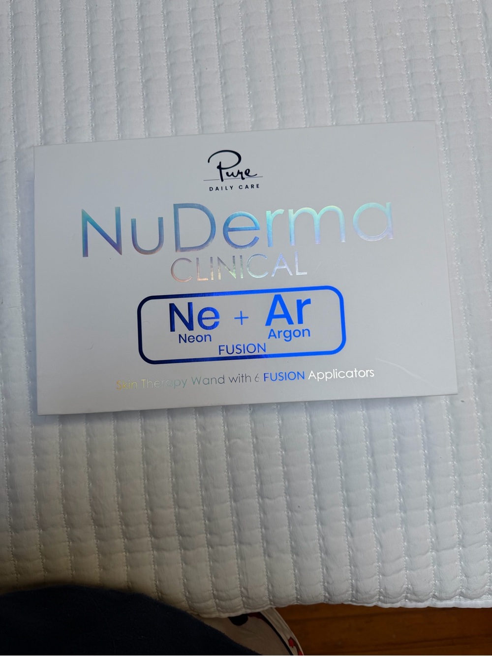 NuDerma Clinical Skin Therapy Wand - White by Pure Daily Care